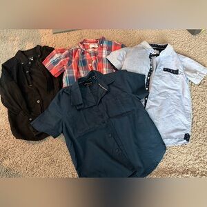 Boys size 6 button down shirts